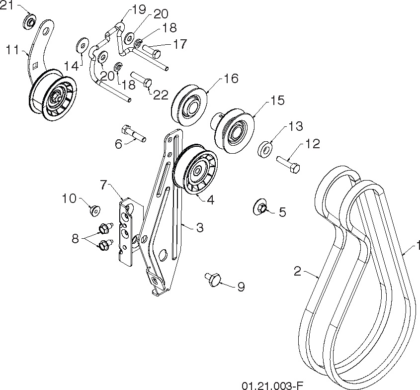 CHASSIS, ENGINE & PULLEYS A